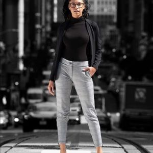 Plaid Cigarette Pants